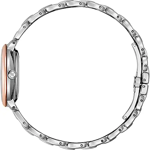 Citizen Orologio Analogico al Quarzo Donna con Cinturino in Acciaio Inossidabile EM0924 miniatura 3
