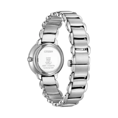 Citizen Orologio analogico da donna Eco-Drive con cinturino in acciaio inossidabile EM0920 miniatura 3