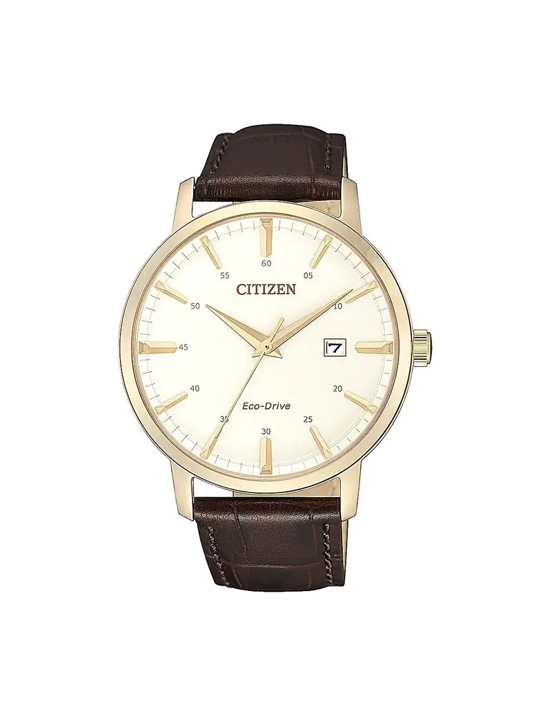 Orologio CITIZEN Collection BM7463-12A White con cinturino in pelle