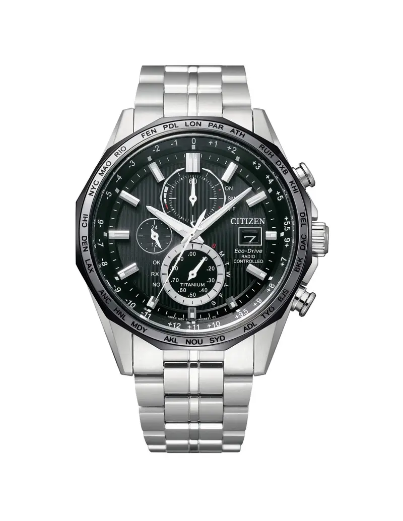 Orologio CITIZEN H800 Super Titanio AT8218-81E Black con cinturino in super titanio