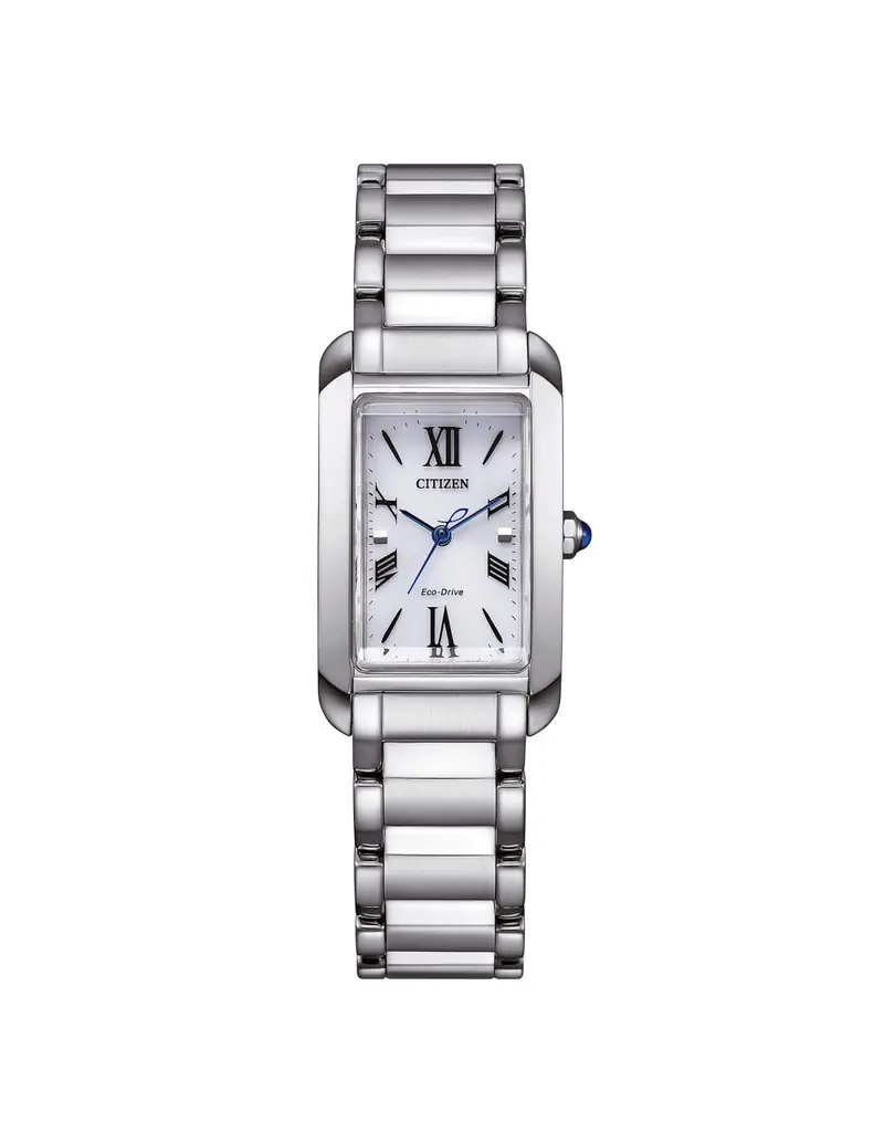 Orologio CITIZEN Lady EL Square EW5620-55A White con cinturino in acciaio