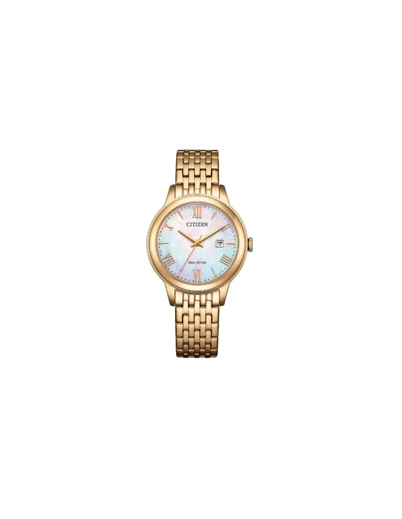 Orologio CITIZEN Lady EW2326-536D Nacre con cinturino in acciaio dorato
