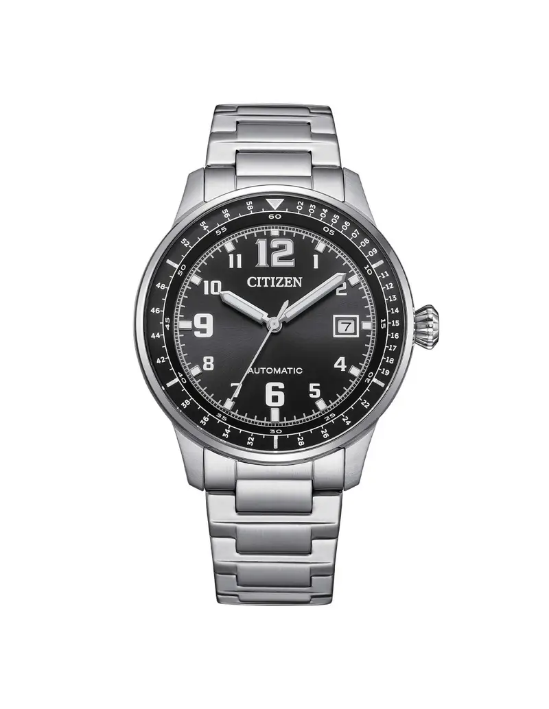 Orologio CITIZEN Military NJ0190-51E Black con cinturino in acciaio