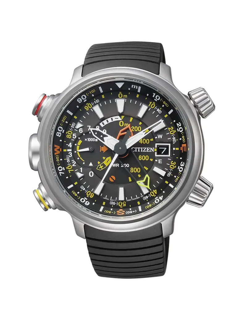 Orologio CITIZEN Promaster Altichron Eco Drive Super Titanio BN4021-02E Black con cinturino in gomma