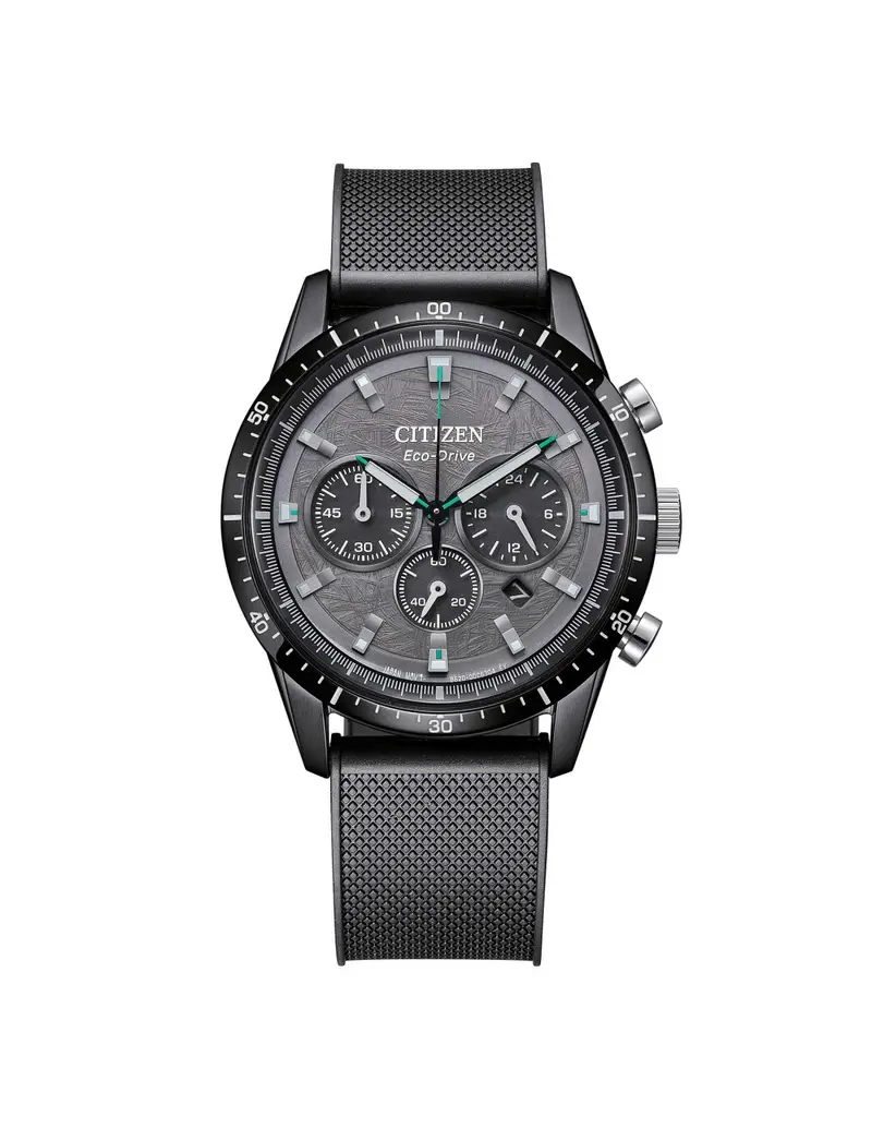 Orologio CITIZEN T9 Crono CA4625-02H Black con cinturino in caucciu nero