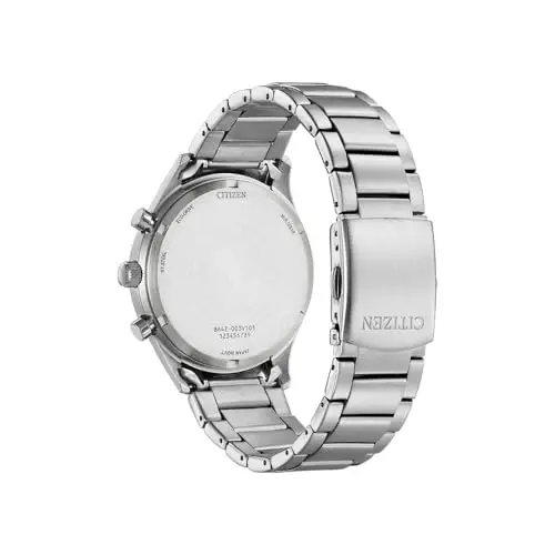 Citizen Orologio Cronografo al Quarzo Giapponese Uomo con Cinturino in Acciaio Inossidabile CA7028 miniatura 3