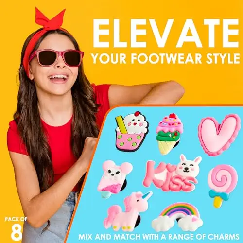 CityComfort Clogs con Rimovibile Charms Bambina, Spiaggia e Ciabatte Piscina miniatura 3