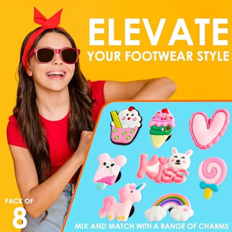 CityComfort Clogs con Rimovibile Charms Bambina, Spiaggia e Ciabatte Piscina miniatura 3