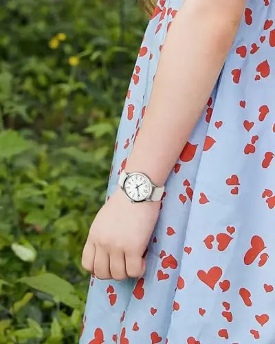 CIVO Orologio-Bambino Bambina-Analogico Impermeabile-Cinturino Silicone Bianco - Orologio Ragazzo Ragazza Elegante miniatura 3