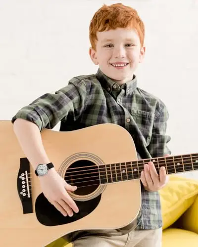 CIVO Orologio-Bambino Bambina-Analogico Impermeabile-Cinturino Silicone Nero - Orologio Ragazzo Ragazza Elegante miniatura 2