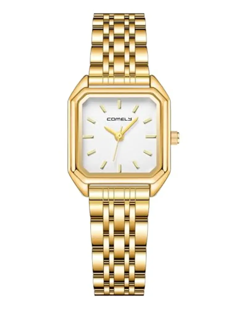 CIVO Orologio Donna Acciaio Oro: Lusso Orologi da Polso Piccolo Analogico Impermeabile - Regalo per Donna Elegante