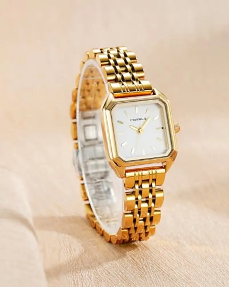 CIVO Orologio Donna Acciaio Oro: Lusso Orologi da Polso Piccolo Analogico Impermeabile - Regalo per Donna Elegante miniatura 2