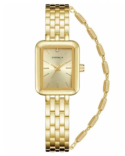 CIVO Orologio Donna Oro Piccolo: Acciaio Inossidabile Orologi da Polso Analogico Impermeabile Quarzo - Elegante