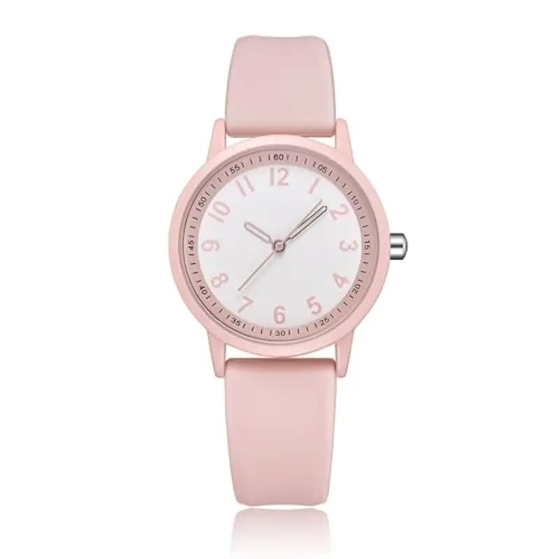 CIVO Orologio Donna Sportivo Analogico: Casual Elegante Design Nero Impermeabile - Vintage Orologi da Polso Donna Sottile in Gomma