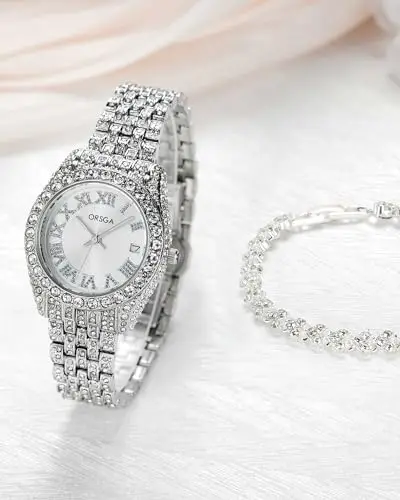 CIVO Orologio Oro Donna Acciaio Inossidabile Analogico Orologi da Polso Impermeabile Classico Affari Orologi Donna miniatura 2