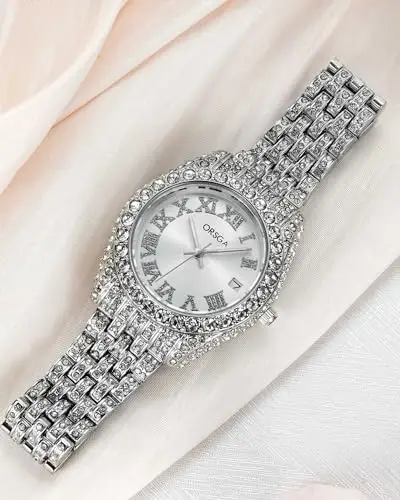 CIVO Orologio Oro Donna Acciaio Inossidabile Analogico Orologi da Polso Impermeabile Classico Affari Orologi Donna miniatura 3