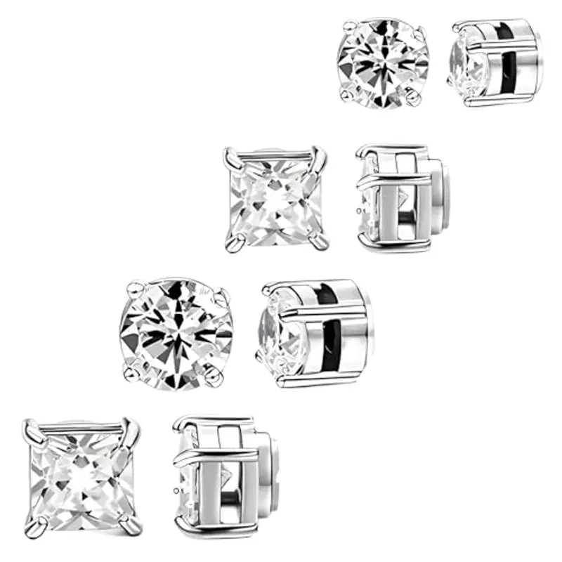 CJQRL Orecchini Uomo Argento 1382365