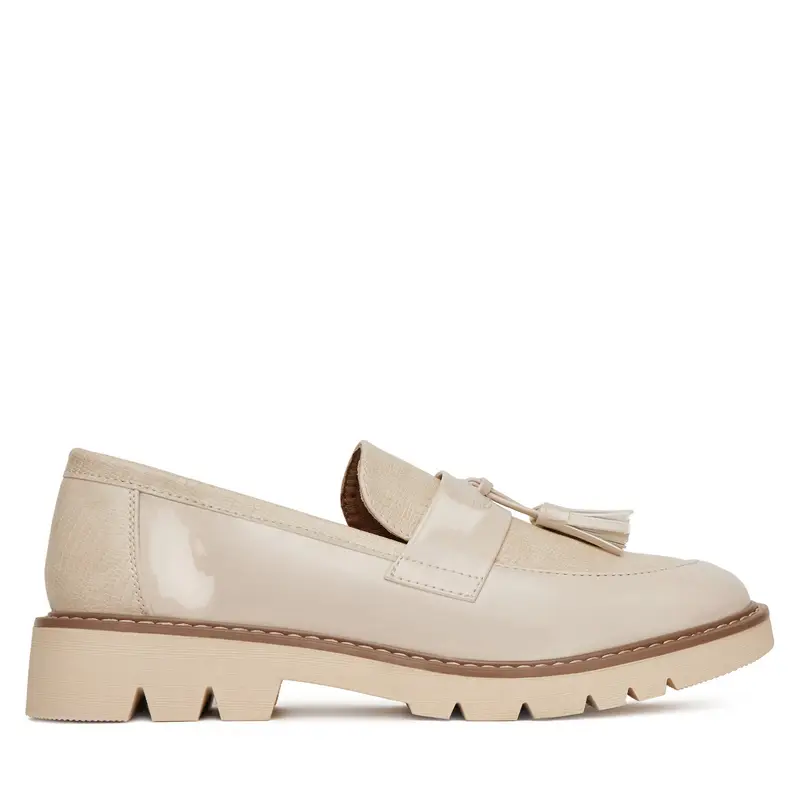 Chunky loafers Clara Barson WS6387-01 Beige