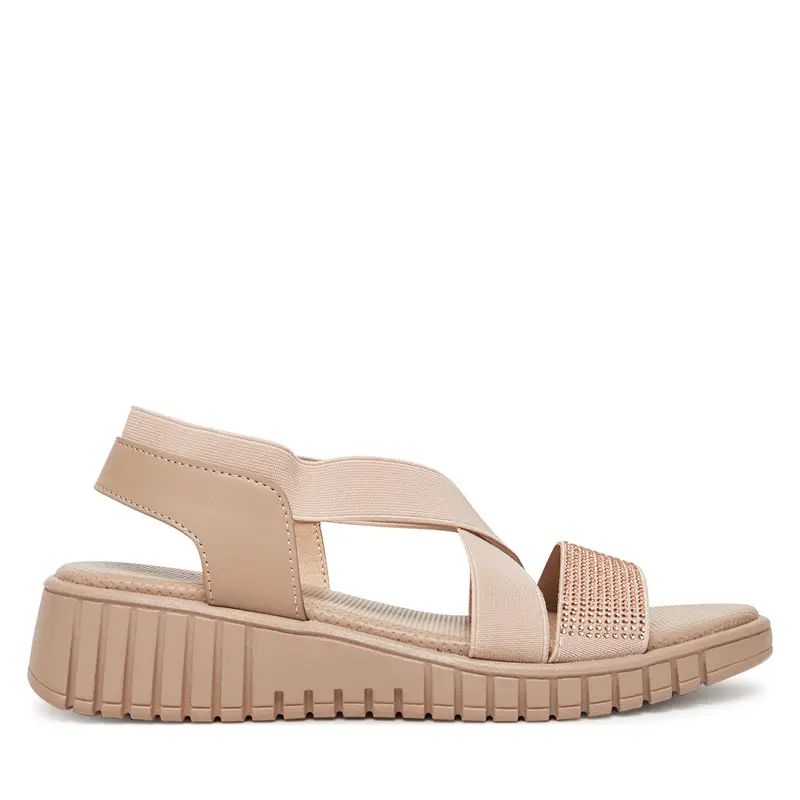 Sandali Clara Barson R24AW02800 Beige