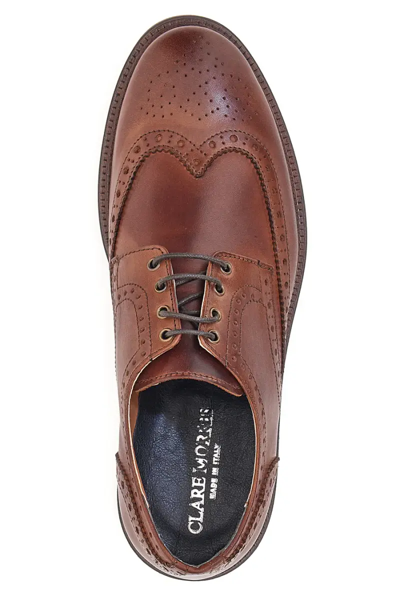 CLARE MORRIS Scarpe stringate Marrone 4114224 miniatura 5