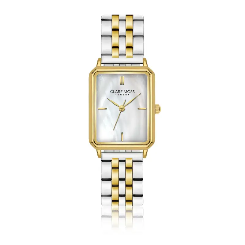 Orologio da donna Clare Moss Champagne Mesh