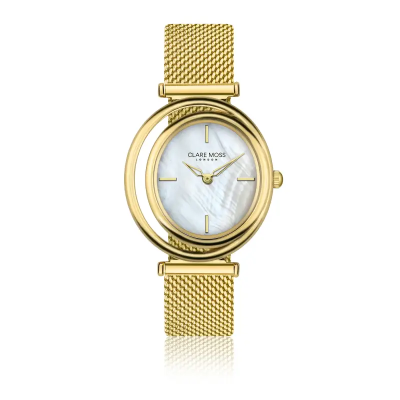 Orologio da donna Clare Moss Clare Pearl Mesh