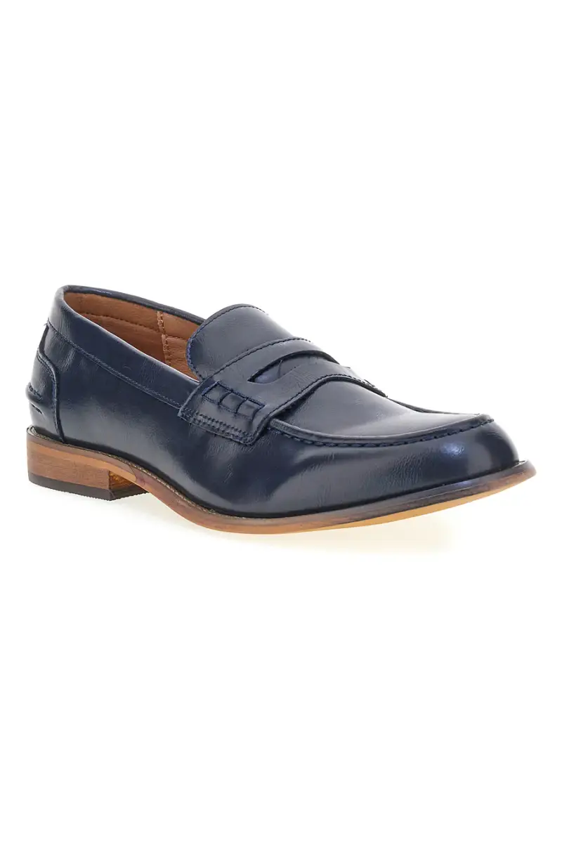 Mocassini blu Claremorris 210913 [NAVY] miniatura 2