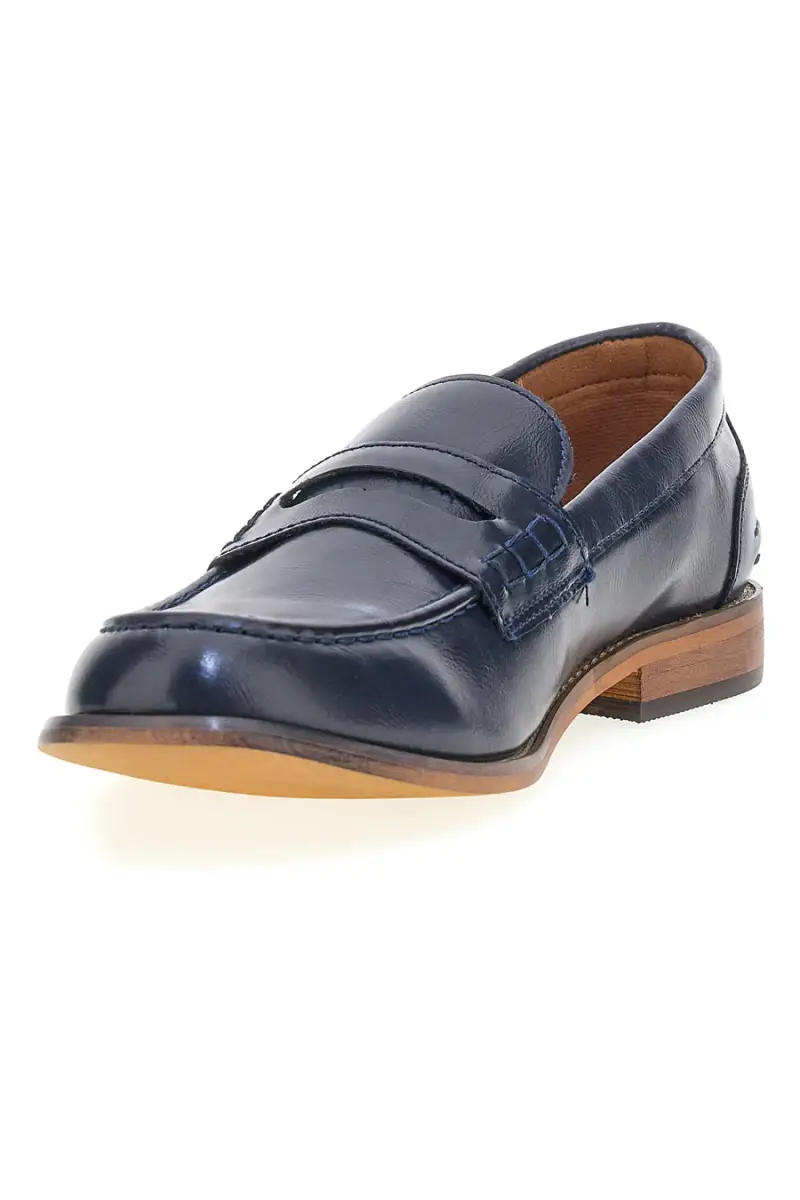 Mocassini blu Claremorris 210913 [NAVY] miniatura 4