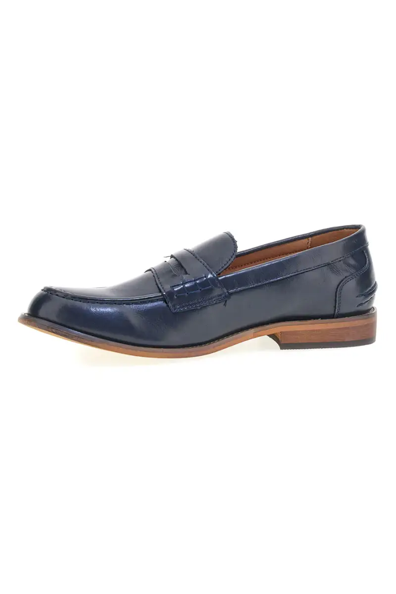 Mocassini blu Claremorris 210913 [NAVY] miniatura 5