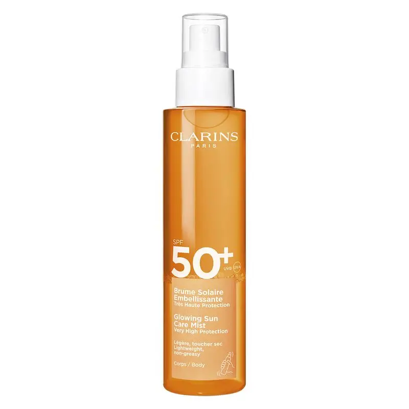 Clarins Brume Solaire Embellissant Tres Haute Protection Corps SPF 50+ 150ml