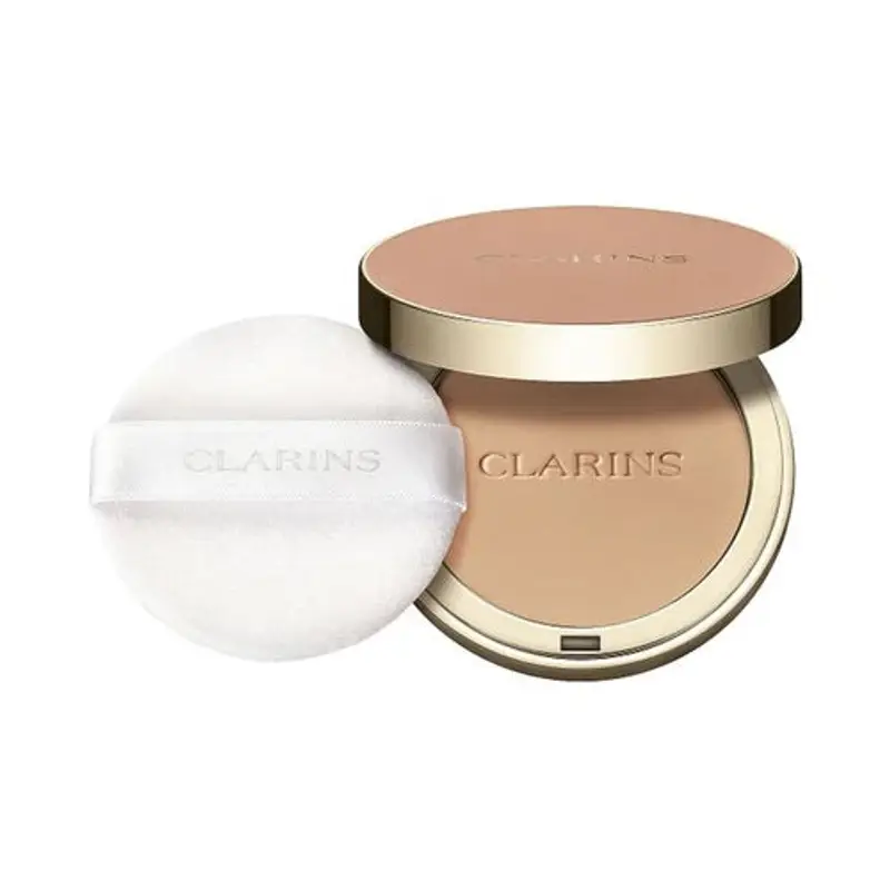 Clarins Ever Matte Compact Powder - Cipria Compatta, Effetto Naturale, Finish Mat 10GR / 04 medium