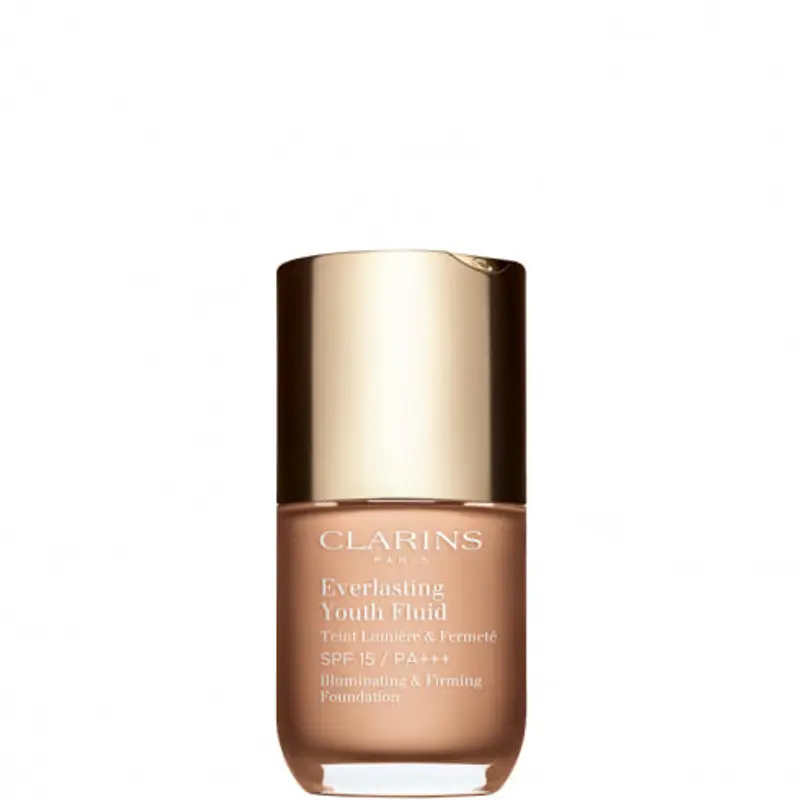Clarins Everlasting Youth Fluid - Fondotinta Antietà , Tonicità  e Luminosità 30ML / 107 beige