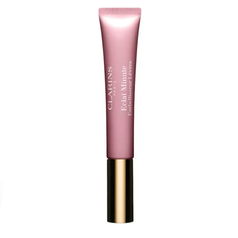 Lucidalabbra Clarins Instant Light (Perfezionatore labbra naturale) 12 ml - Tonalità 07 Toffee Pink Shimmer