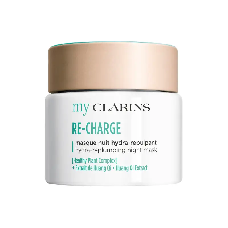 MY CLARINS RE-CHARGE Masque Nuit Hydra-Repulpant - Crema idratante viso,Maschera viso idratante