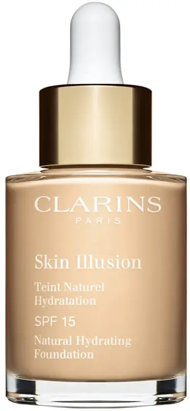 Skin Illusion Natural fondotinta idratante illuminante SPF 15 colore 101W Linen 30 ml