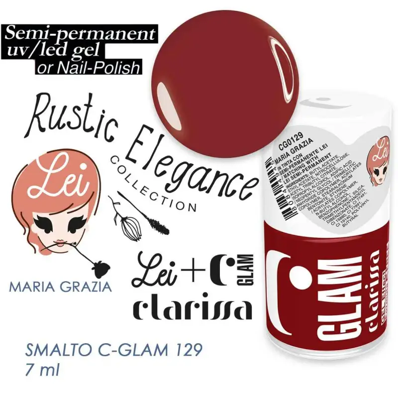 7ml smalto c-glam 126 maria grazia