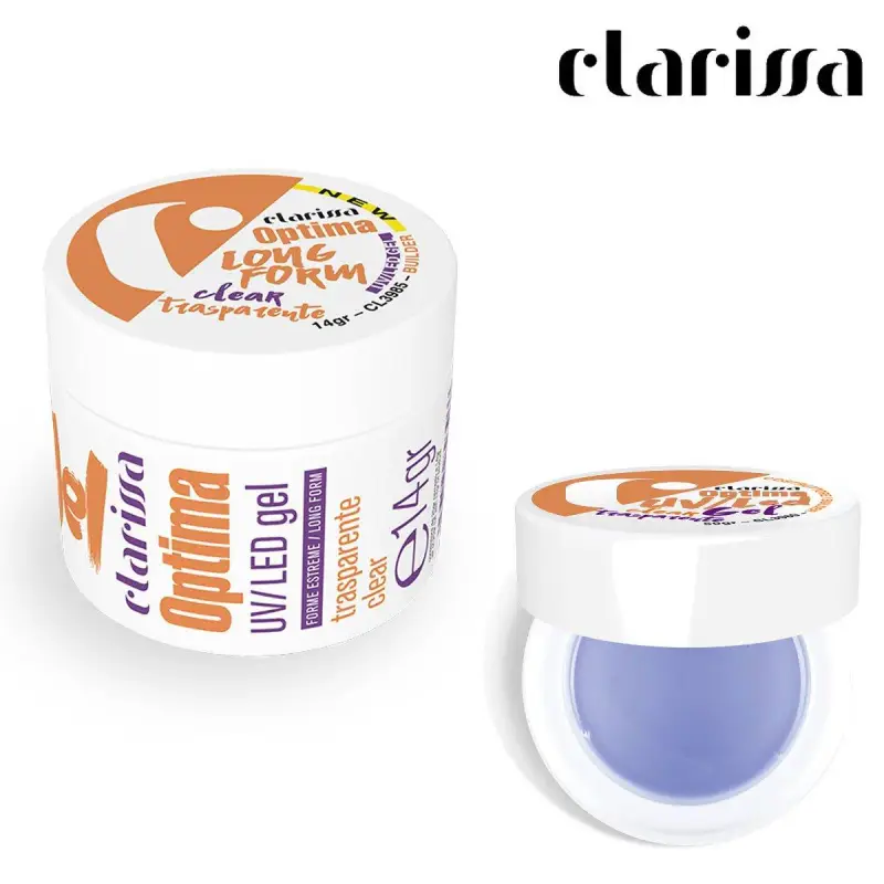 optima gel trasparente long form uv/led 14 gr