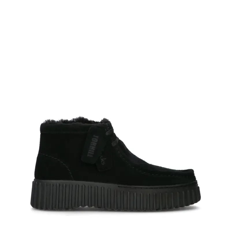 TORHILL MOSS Polacco donna nero in suede Vario