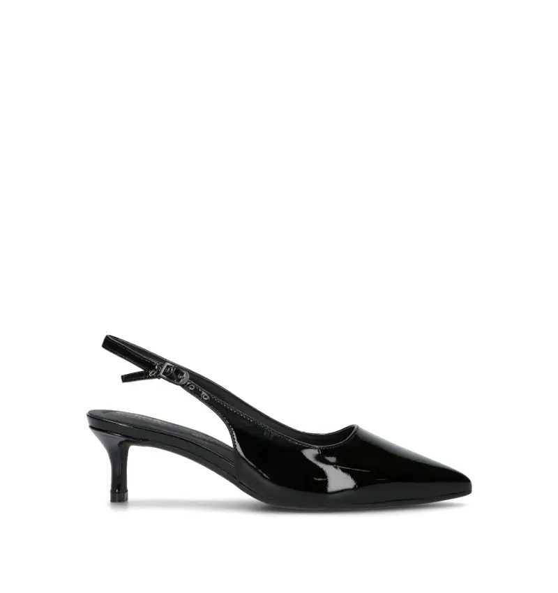 ZAREY SLING Slingback donna nera in pelle Vario