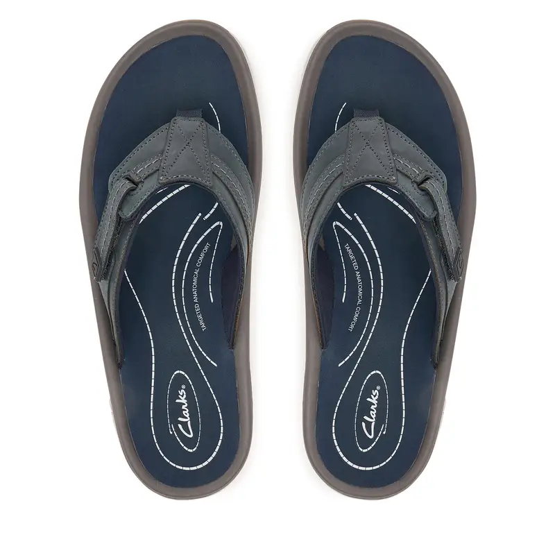 Infradito Clarks Wesley Sun 26181916 Blu scuro