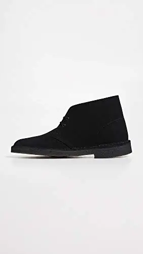 Clarks Men's Desert Boot Boot, Black Suede, 110 M US miniatura 3