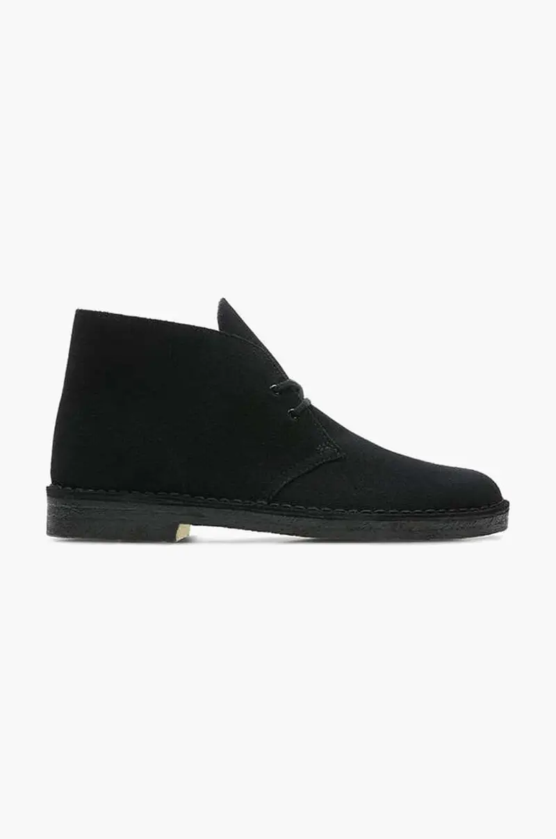 ClarksOriginals scarpe in camoscio Desert Boot uomo 26155480 Nero