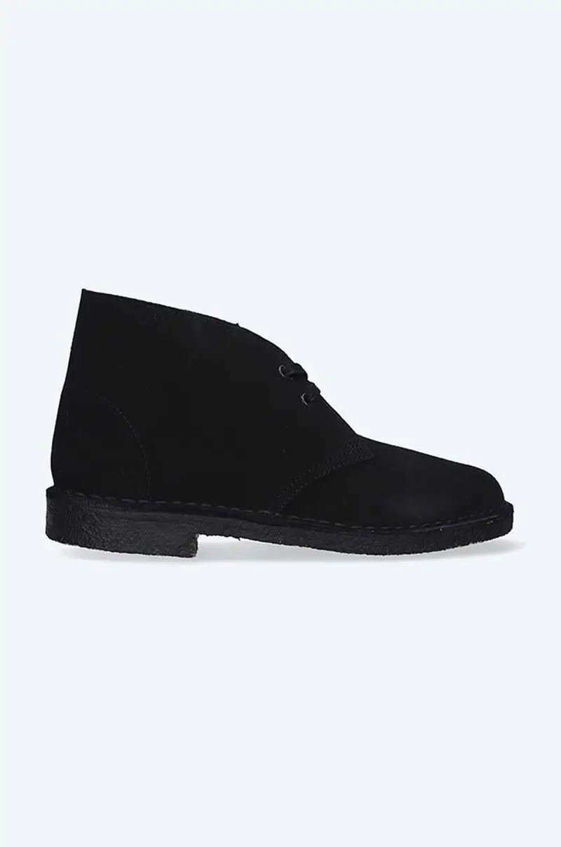 ClarksOriginals stivaletti alla caviglia in camoscio Desert Boot 26155524 Nero
