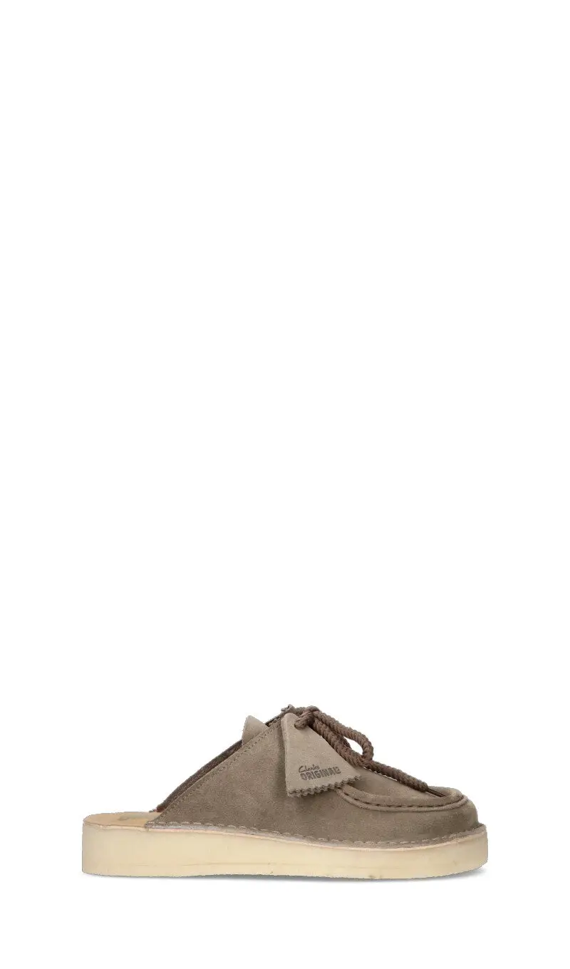 Sabot donna grigio in suede Vario