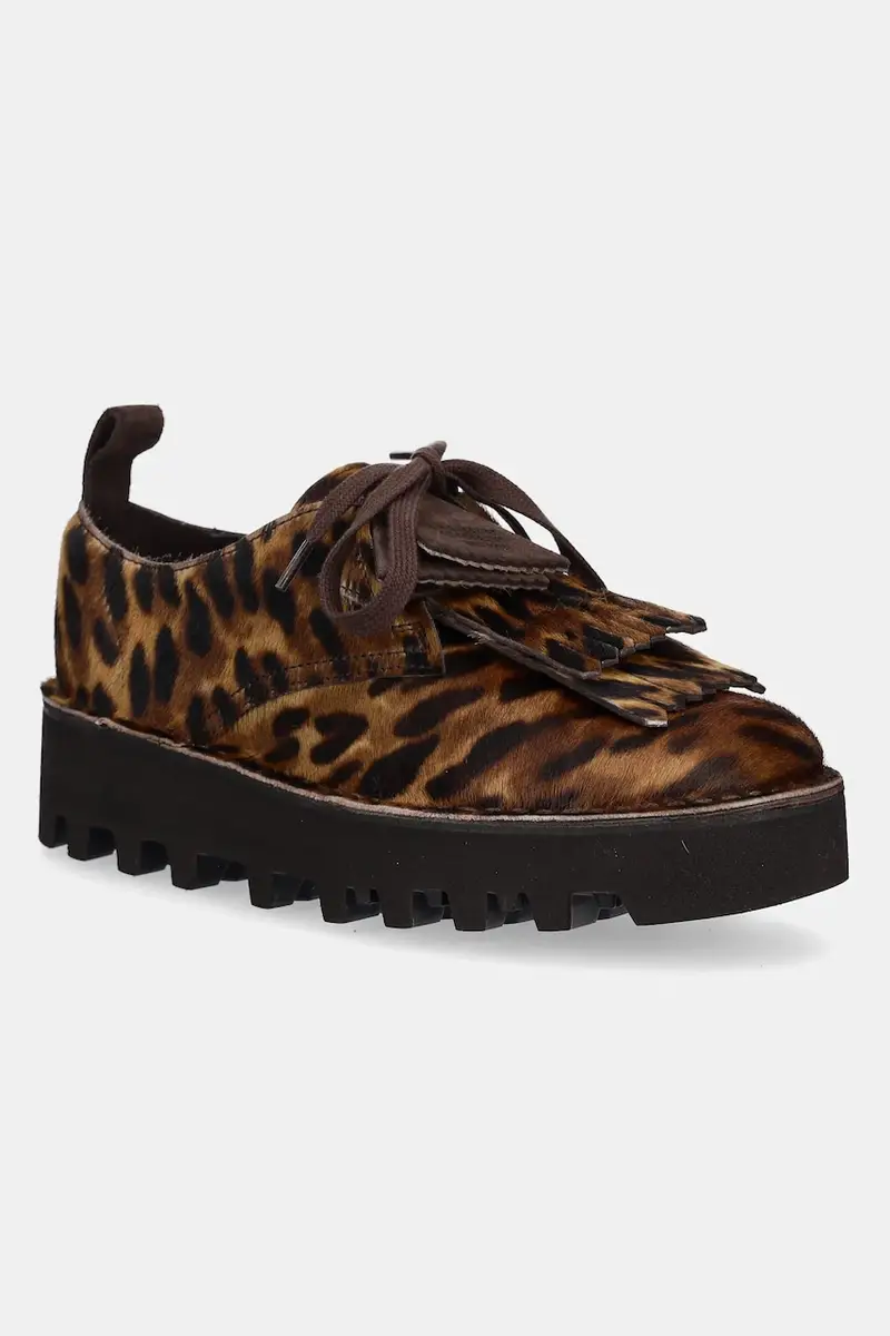 scarpe in pelle x Engineered Garments Desert Khan colore marrone 26183857