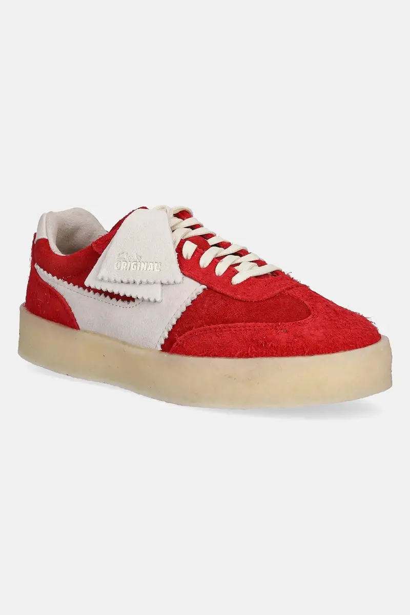 sneakers in camoscio Tor 80 donna colore rosso 26180666