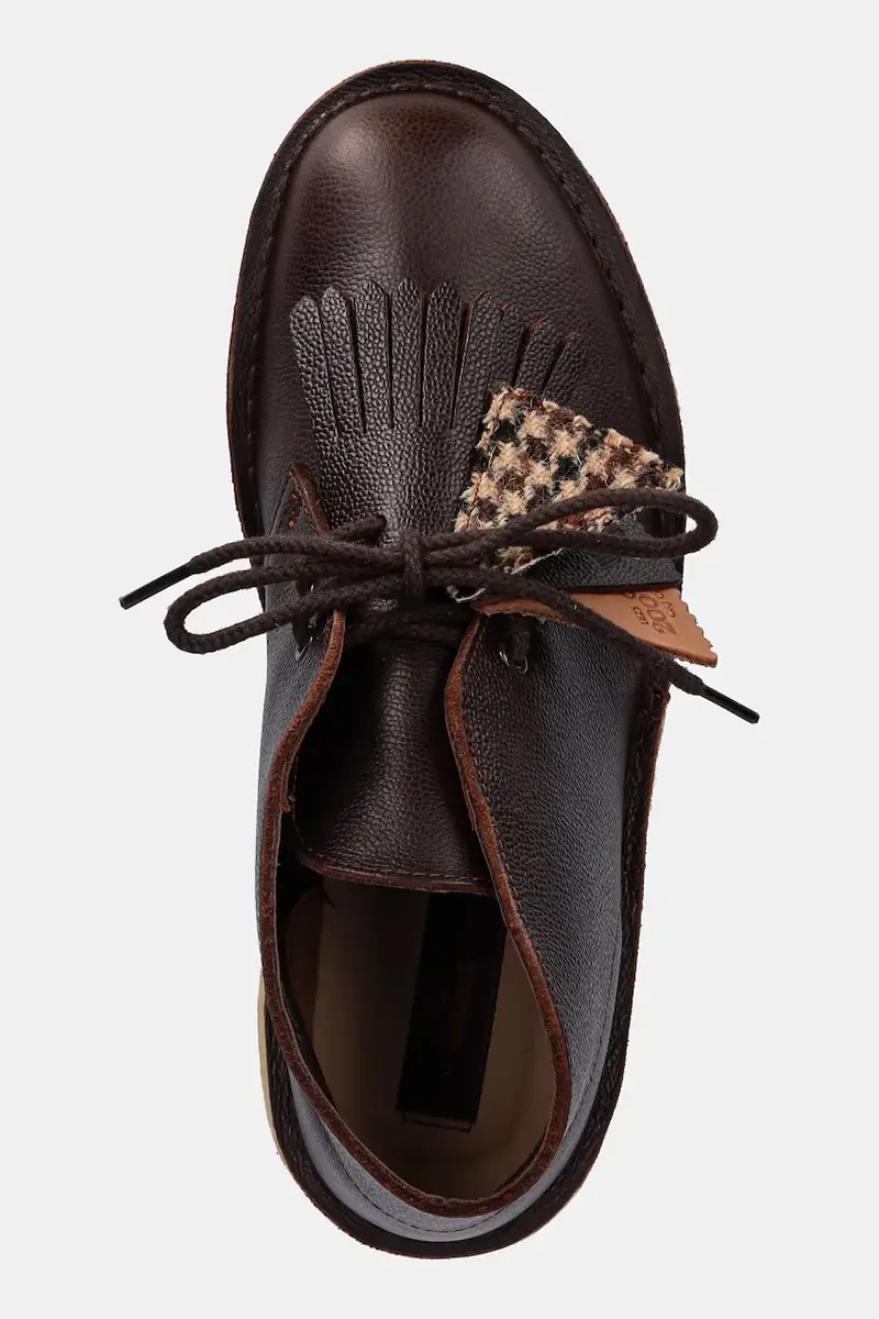 stivaletti brogue in pelle Desert Boot uomo colore marrone 26183082 miniatura 4