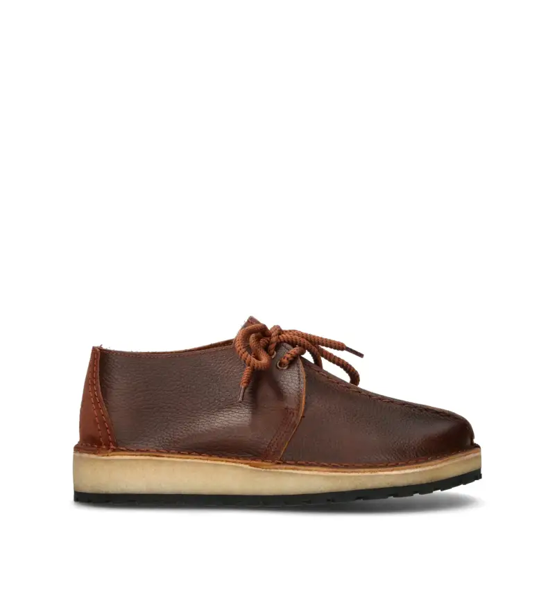 TREK SCOUT Stringata uomo marrone in pelle Vario