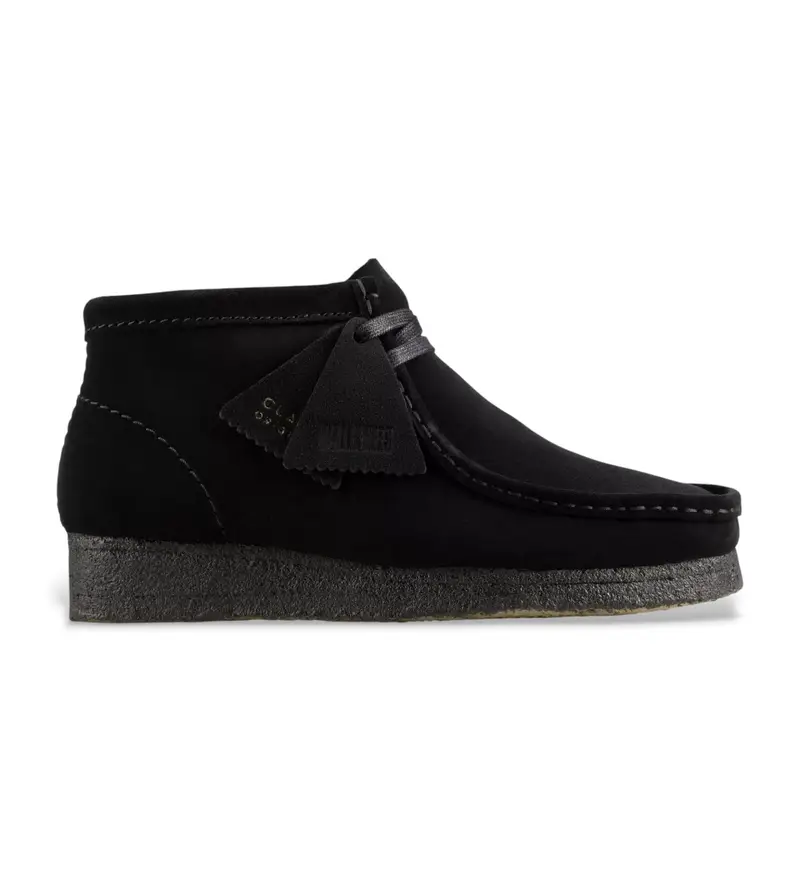per donna 26155521 Stivaletti Wallabee in pelle nera (36), Nero, 3 a 5cm, Camoscio, Stringhe, Casual