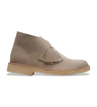 per donna 26155525 Stivaletti in pelle beige deserto (41), Basso, Camoscio, Stringhe, Casual